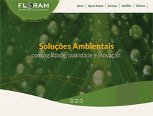 Tablet Screenshot of floram.com.br